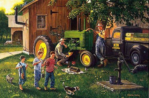 Wandbord John Deere, Huis en Inrichting, Woonaccessoires | Wanddecoraties, Nieuw, Ophalen of Verzenden