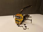 Tekno volvo FH 04 8x2 laag dak met kraan, Hobby en Vrije tijd, Modelauto's | 1:50, Ophalen of Verzenden, Zo goed als nieuw, Bus of Vrachtwagen