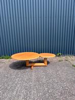 Vintage salontafel design tafel draaibladen, Ophalen, F, Gebruikt, 50 tot 100 cm