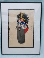 Chinees Opera Masker Peking Opera Handgeschilderd Ingelijst, Ophalen of Verzenden
