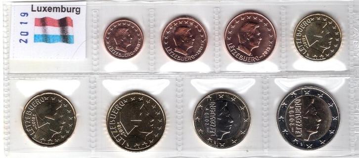 UNC set Luxemburg 2019 MMT Servaasbrug - 1 cent t/m 2 euro, Postzegels en Munten, Munten | Europa | Euromunten, Setje, Overige waardes