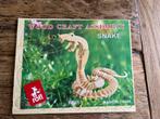NIEUW! Wood craft assembly snake slang puzzel van hout, Nieuw, Van hout, Ophalen of Verzenden