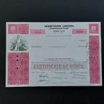 Oud aandeel Western Union Corporation – 1970