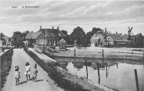 (380-853-019) s-Gravendeel Kaai, Verzamelen, Ansichtkaarten | Nederland, Zuid-Holland, Verzenden