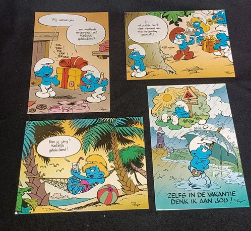 Onbeschreven post kaarten smurfen 1991/1995, Verzamelen, Smurfen, Zo goed als nieuw, Overige typen, Overige Smurfen, Ophalen of Verzenden