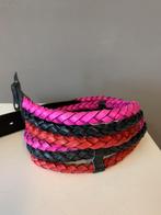 Gevlochten leren riem, Kleding | Dames, Riemen en Ceinturen, Douwenmaat 8-3 Meppel, Ophalen of Verzenden, Gedragen, Again.nu