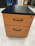 Bureau, ladenblok, Huis en Inrichting, Ophalen, Met wielen, Gebruikt, Bureau