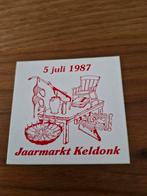 5441 Jaarmarkt Keldonk sticker 1987, Ophalen of Verzenden