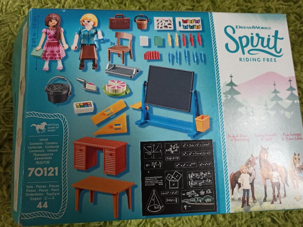 Playmobil spirit de klas van mevrouw flores 70121, Ophalen of Verzenden, Zo goed als nieuw, Complete set