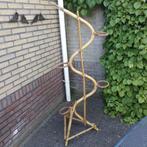 Vintage rotan plantenstandaard slang, Verzamelen, Retro, Huis en Inrichting, Ophalen