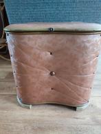 Wasmand Linnenkist waskist kist badkamerkruk '50 Fifties, Verzamelen, Ophalen of Verzenden, Huis en Inrichting