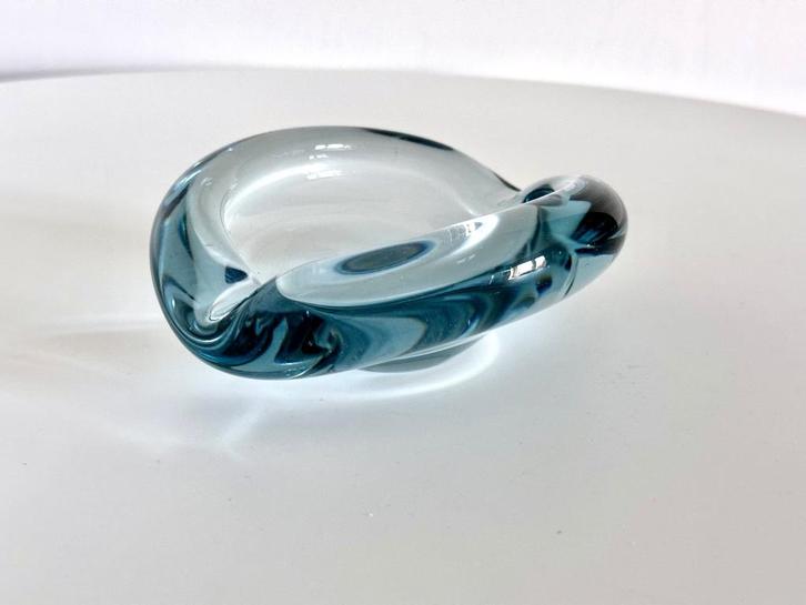 Holmegaard asbak design van per lütkende, Huis en Inrichting, Woonaccessoires | Schalen en Manden, Zo goed als nieuw, Rond, Glas
