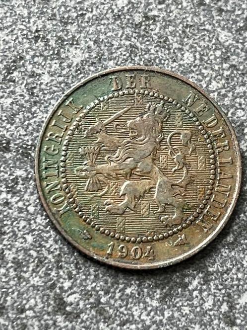 2,5 cent 1904, Postzegels en Munten, Munten | Nederland, Losse munt, 1 cent, Koningin Wilhelmina, Ophalen of Verzenden