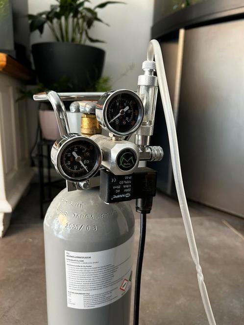 Complete co2 set, Dieren en Toebehoren, Vissen | Aquaria en Toebehoren, Zo goed als nieuw, Filter of Co2, Ophalen of Verzenden