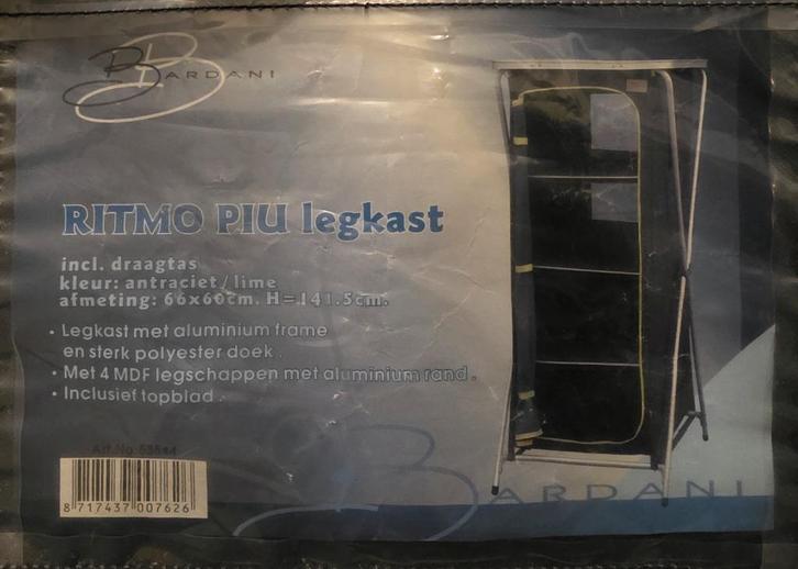 Bardani RITMO PIU legkast, Caravans en Kamperen, Kampeermeubelen, Gebruikt, Campingkast, Ophalen
