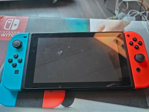 Nintendo Switch Unpatched (compleet), Spelcomputers en Games, Spelcomputers | Nintendo Switch, Gebruikt, Switch Original, Met 2 controllers