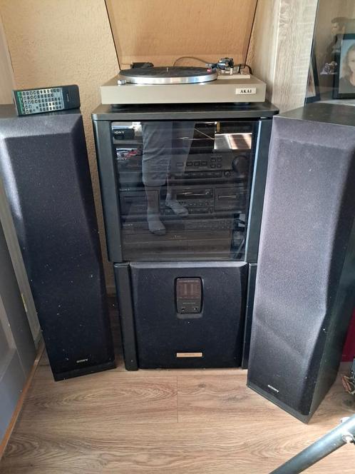 SONY Stereotoren incl boxen en platen speler, Audio, Tv en Foto, Stereo-sets, Zo goed als nieuw, Sony, Ophalen