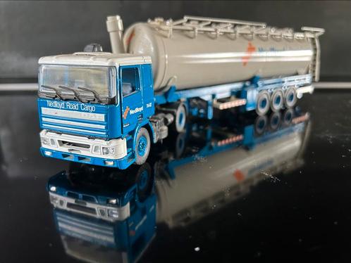 Tekno DAF 95 met bulkoplegger Nedlloyd Road Cargo, Hobby en Vrije tijd, Modelauto's | 1:50, Zo goed als nieuw, Bus of Vrachtwagen