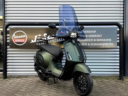 Vespa Sprint Cobra Green Snor 2020 5774 km Full-Option, Fietsen en Brommers, Brommers | Vespa, Gebruikt, Overige modellen, Maximaal 25 km/u