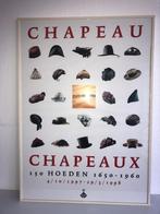 Affiche aanplakbiljet Rijksmuseum 1997 Chapeau Chapeaux, Met lijst, Gebruikt, A1 t/m A3, Rechthoekig Staand