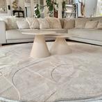 Retro de luxe - soft beige xl vloerkleed - fotoshoot, Ophalen, Beige, Rond, 200 cm of meer