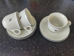 3 Nespresso espresso kopjes met schotel - nieuw, Verzamelen, Ophalen of Verzenden, Zo goed als nieuw, Overige materialen, Kop en/of schotel