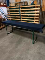 NIEUW!! 25 x kleed 240x73 cm. Blauw t.b.v. bankenset tafel, Ophalen of Verzenden, Nieuw, Rechthoek