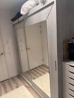 Meubella Atlanta Kledingkast Wit Eiken - 200 cm, Huis en Inrichting, Kasten | Kledingkasten, Ophalen, Eikenhout, Zo goed als nieuw