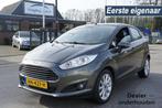 Ford FIESTA 1.0 101PK TITANIUM 1eEIG NAVI/16INCH/AIRCO PERFE, Origineel Nederlands, Te koop, Zilver of Grijs, 5 stoelen