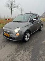 Fiat 500 1.2 Cabrio 2013 Grijs, Auto's, Stof, 4 cilinders, Handgeschakeld, Grijs