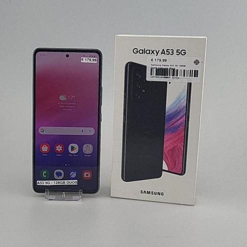 Samsung Galaxy A53 5G 128GB DUOS Awesome Black, Telecommunicatie, Mobiele telefoons | Samsung, Zo goed als nieuw