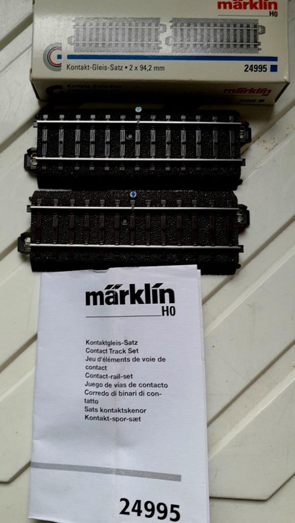 Marklin contactrail set 24995, Hobby en Vrije tijd, Modeltreinen | H0, Nieuw, Rails, Wisselstroom, Märklin, Ophalen of Verzenden