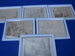 Prenten 10 stuks diverse afmetingen, Ophalen, Voor 1940, Gebruikt, Overige onderwerpen