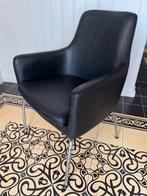 Vintage skai stoeltjes, 4 stuks, Walter Knoll stijl, Huis en Inrichting, Fauteuils, Ophalen, Gebruikt, Minder dan 75 cm, 50 tot 75 cm