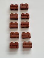 10 nieuwe lego metselstenen 1x2 bruin / reddish brown, Ophalen of Verzenden, Nieuw, Losse stenen, Lego