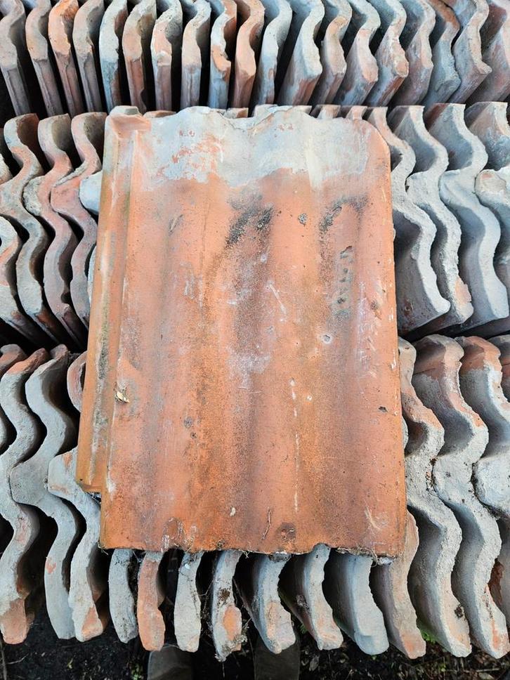 ca 1250 st rode friese golfjes, Doe-het-zelf en Verbouw, Dakpannen en Dakbedekking, Gebruikt, Dakpannen, Ophalen of Verzenden