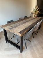 Railway eettafel 240 x 95cm, Ophalen, 200 cm of meer, 50 tot 100 cm, Zo goed als nieuw