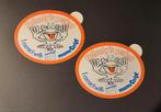 Vintage sticker 2x, nobody's perfect., Ophalen of Verzenden, Zo goed als nieuw, Merk