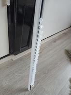 Gordijn rails 123 cm wit, Ophalen of Verzenden, Zo goed als nieuw, Wit, 100 tot 150 cm