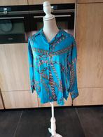 Zara vibrant chain pattern blouse maat S - M oversized, Zara, Ophalen of Verzenden, Zo goed als nieuw