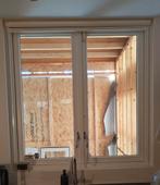 Openslaande (buiten) ramen massief + kozijn - incl hor, Ophalen, Zo goed als nieuw, Dakraam