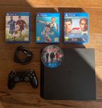 Playstation 4 met spellen, Spelcomputers en Games, Spelcomputers | Sony PlayStation 4, Ophalen, Met games, Zo goed als nieuw, Met 1 controller