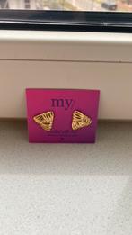 Myjewellery gouden driehoek oorbellen, Overige materialen, Nieuw, Ophalen of Verzenden, Knopjes of Stekers