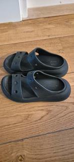Crocs Classic Crush Muiltjes - Zwart W7 37, Zwart, Nieuw, Crocs, Sandalen of Muiltjes