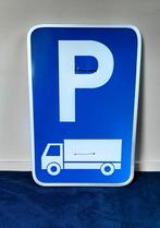 Aluminium WANDBORD / VERKEERSBORD P, parkeren vrachtwagen, Huis en Inrichting, Woonaccessoires | Wanddecoraties, Gebruikt, Ophalen of Verzenden