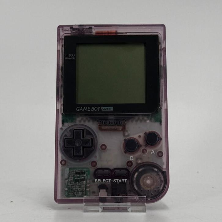 Nintendo Game Boy Pocket – Paars Transparant, Spelcomputers en Games, Spelcomputers | Nintendo Game Boy, Zo goed als nieuw