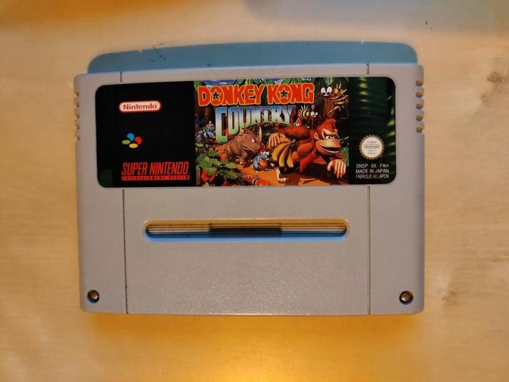 Donkey Kong Country - SNES Klassieker!, Spelcomputers en Games, Games | Nintendo Super NES, Gebruikt, Platform, 2 spelers, Vanaf 3 jaar