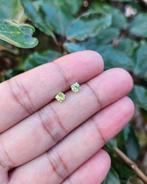 Peridoot Oorknoppen Aria - Echt Zilver, Sieraden, Tassen en Uiterlijk, Oorbellen, Info@lavicollection.com, Nieuw, Met edelsteen