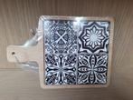 Ceramic and bamboe serving dish serveerplank tegels plank, Huis en Inrichting, Keuken | Servies, Overige materialen, Overige typen
