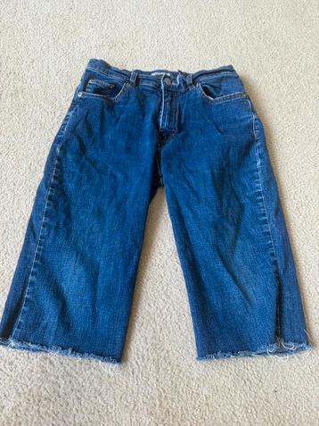 Blauwe denim bikershort van Clockhouse, maat 40 beschikbaar voor biedingen